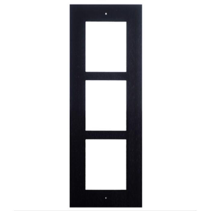 2N Verso In-Wall Installation Frame for 3 Module - 9155013B (Black)
