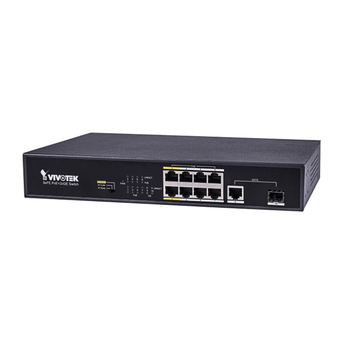 Vivotek AW-FGT-100C-120 Unmanaged 8 x FE PoE + 2 x GE UTP Switch