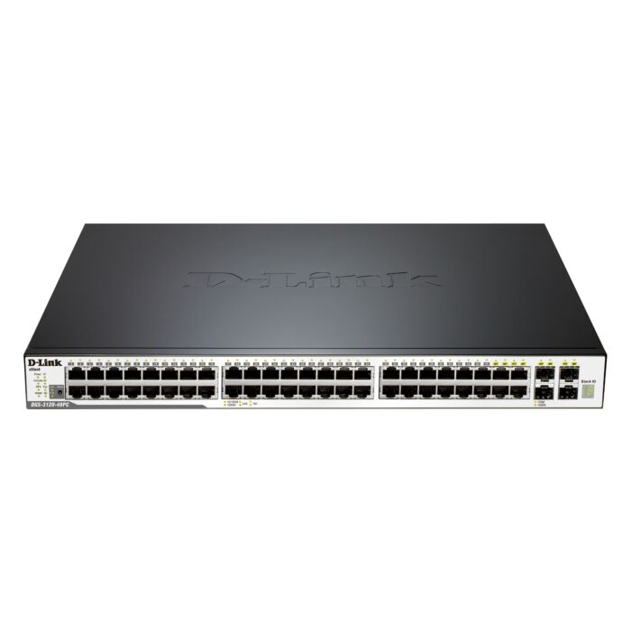 D-Link DGS-3120-48PC 48-Port Gigabit PoE+ Switch with 4 Combo SFP Ports D-Link DGS-3120-48PC 48-Port Gigabit PoE+ Switch with 4 Combo SFP Ports