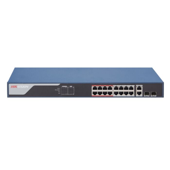 Hikvision DS-3E1318P-EI Smart Managed 16 Port 100 Mbps PoE Switch