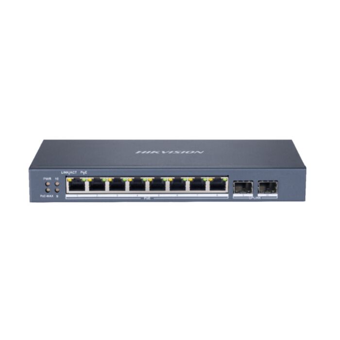 Hikvision DS-3E1510P-SI Smart Managed 8 Port Gigabit PoE Switch Hikvision DS-3E1510P-SI Smart Managed 8 Port Gigabit PoE Switch