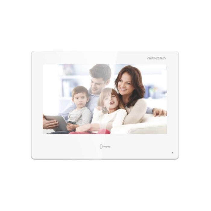 Hikvision DS-KH6320-WTE1-W Video Intercom Pro Indoor Station with 7-Inch Touch Screen - White