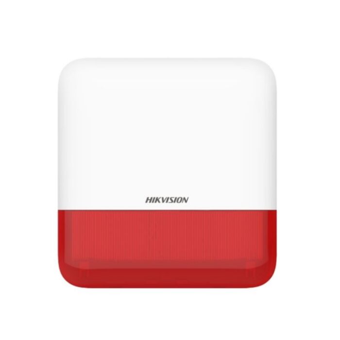 Hikvision AX Pro DS-PS1-E-WE/R Wireless Outdoor Sounder - Red Hikvision AX Pro DS-PS1-E-WE/R Wireless Outdoor Sounder - Red