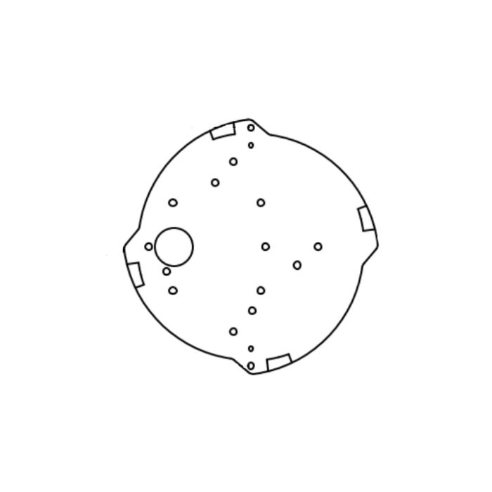 Pelco IME3EBAP-E Electrical Box Adapter Pelco IME3EBAP-E Electrical Box Adapter