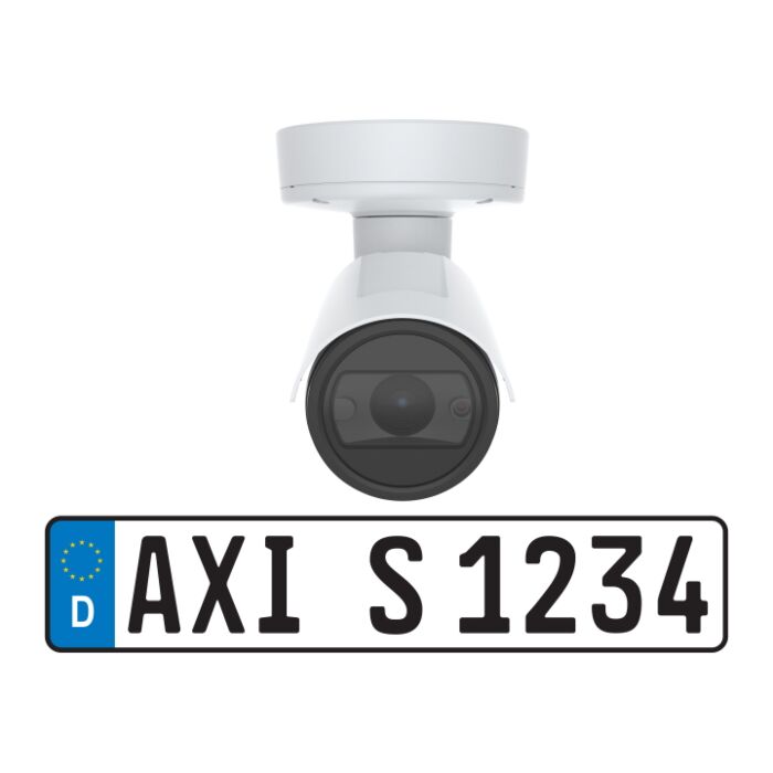 Axis P1455-LE-3 2MP Network Bullet Camera License Plate Verifier Kit 02235-001