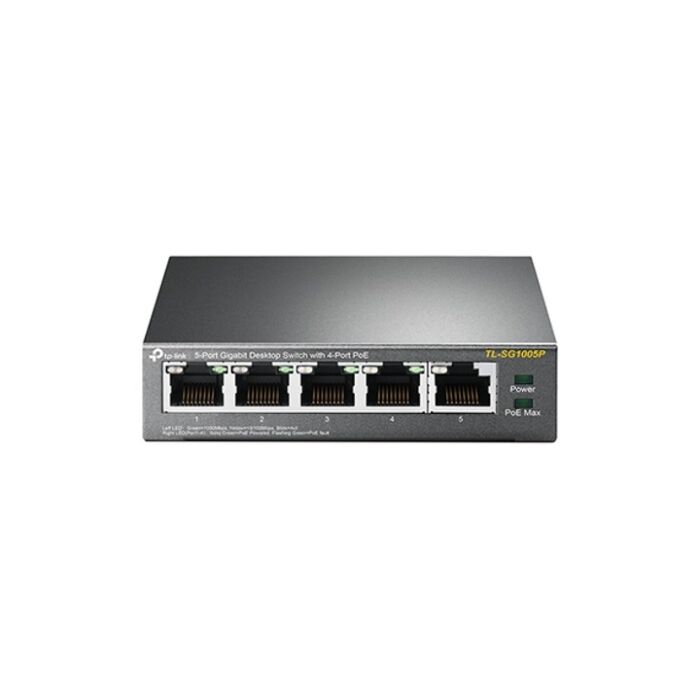 TP-Link TL-SG1005P 5 Port Gigabit Desktop Switch with 4-Port Poe
