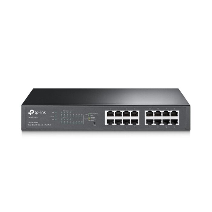 TP-Link TL-SG1016PE 16-Port Gigabit Easy Smart Switch with 8-Port PoE+ 