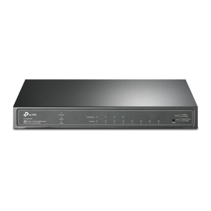 TP-Link TL-SG2008P JetStream 8-Port Gigabit Smart Switch with 4-Port PoE+ TP-Link TL-SG2008P JetStream 8-Port Gigabit Smart Switch with 4-Port PoE+