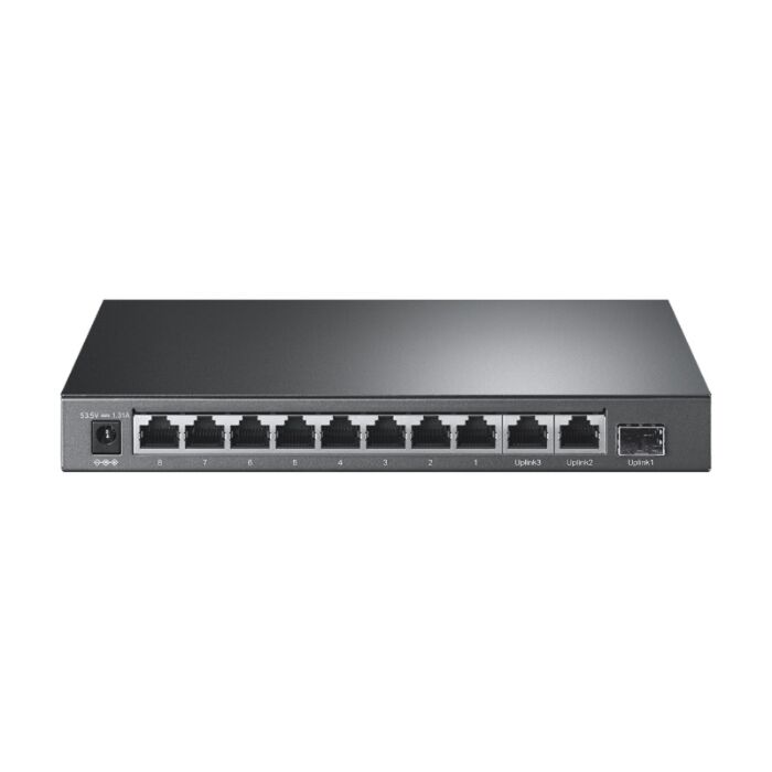 TP-Link TL-SL1311P 8-Port 10/100Mbps + 3-Port Gigabit Desktop Switch with 8-Port PoE+ TP-Link TL-SL1311P 8-Port 10/100Mbps + 3-Port Gigabit Desktop Switch with 8-Port PoE+