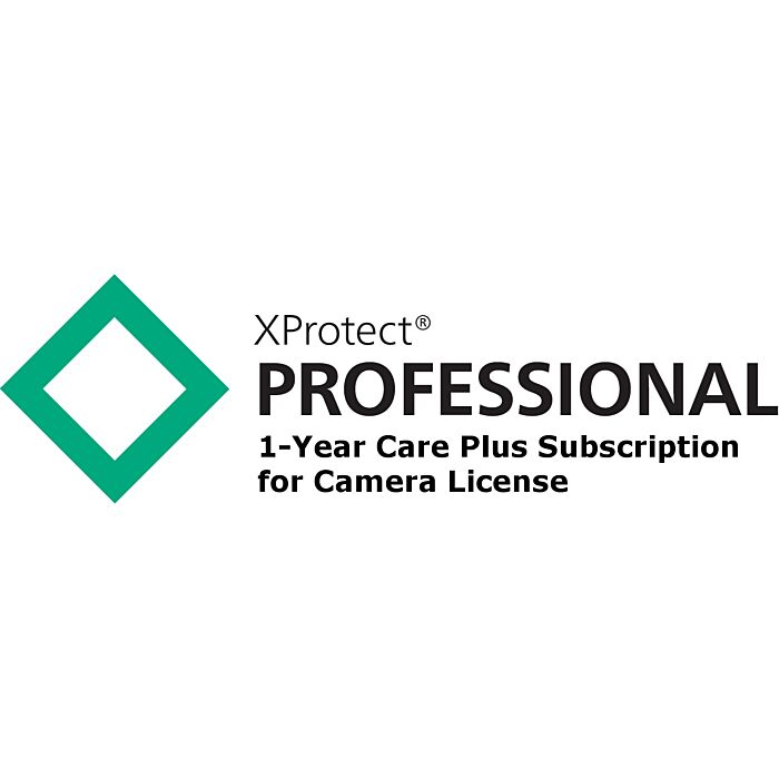 Milestone 1 Year Care Plus for XProtect Professional Camera License Milestone 1 Year Care Plus for XProtect Professional Camera License