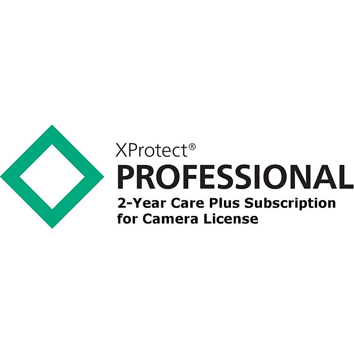 Milestone 2 Year Care Plus for XProtect Professional Camera License Milestone 2 Year Care Plus for XProtect Professional Camera License