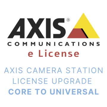 Axis Core to Universal Device eLicense Upgrade for Axis Camera Station 0879-030