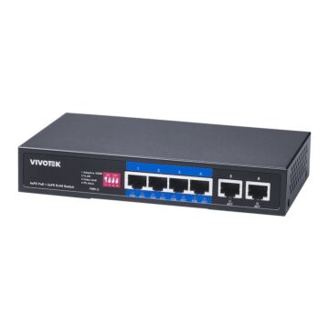 Vivotek AW-FET-060P-060 4xFE PoE + 2xFE RJ45 Unmanaged PoE Switch