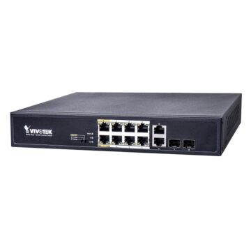 Vivotek AW-FGT-100D-120 Unmanaged 8 x FE PoE + 2 x GE Combo Switch Vivotek AW-FGT-100D-120 Unmanaged 8 x FE PoE + 2 x GE Combo Switch