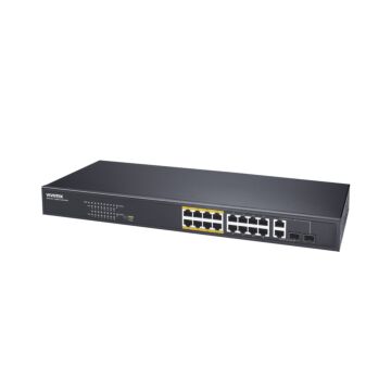 Vivotek AW-FGT-180F-250 16xFE PoE + 2xGbE Combo Unmanaged Switch Vivotek AW-FGT-180F-250 16xFE PoE + 2xGbE Combo Unmanaged Switch