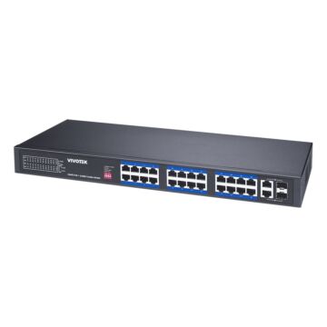 Vivotek AW-FGT-260P-370 24xFE PoE + 2xGbE Combo Unmanaged PoE Switch