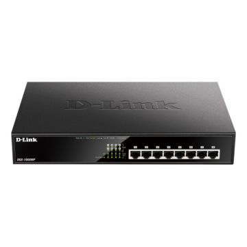 D-Link DGS-1008MP 8-Port Desktop Gigabit Max PoE+ Switch