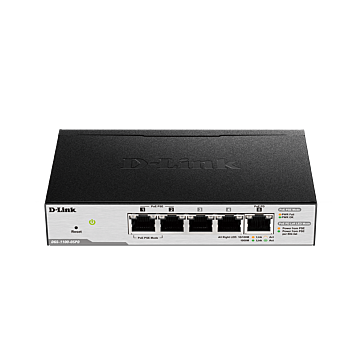 D-Link DGS-1100-05PD 5 Port Gigabit Smart Managed Switch