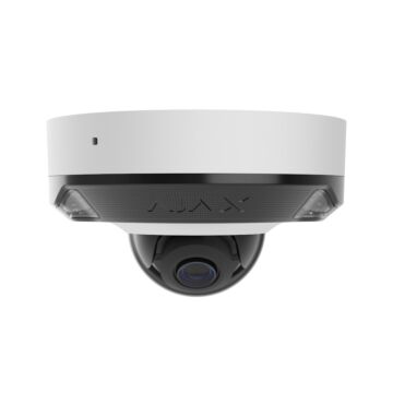 Ajax DomeCam Mini HL White 8MP Hybrid Illumination Mini Dome Camera