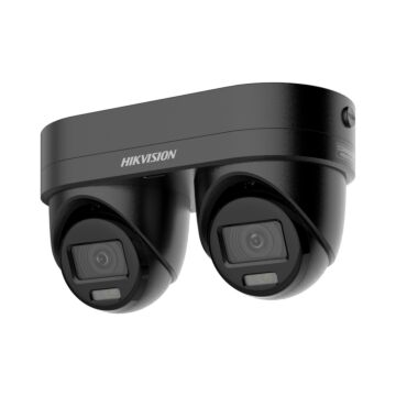 Hikvision DS-2CD3343G2/X2-LIZSUY/SL(Black) 4MP Smart Hybrid Light Dual-Lens Point Varifocal Turret Network Camera