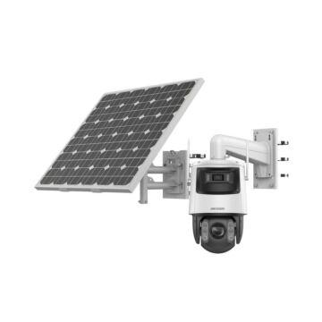 Hikvision DS-2SE7C432IWG-K/4G/14(F0) TandemVu 7-inch 4MP 32x Solar-Powered Security Network Speed Dome Kit