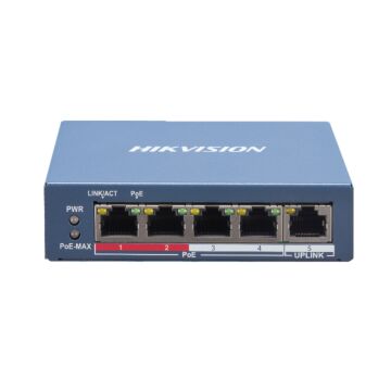 Hikvision DS-3E1105P-EI Smart Managed 4 Port 100Mbps PoE Switch 
