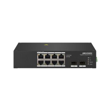 Hikvision DS-3T0510HP 8-Port Gigabit Unmanaged Industrial Hi-PoE Switch