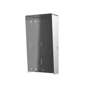 Hikvision DS-KABD8003-RS2/S 2 Gang Intercom Module Rain Shield - Stainless Steel 