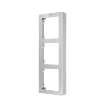 Hikvision DS-KD-ACW3-S Stainless Steel Surface Mounting Accessory - 3 Gang