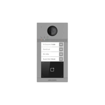 Hikvision DS-KV8413-WME1 Video Intercom Villa Door Station | 4 Call Button | Hikvision DS-KV8413-WME1 Video Intercom Villa Door Station | 4 Call Button |