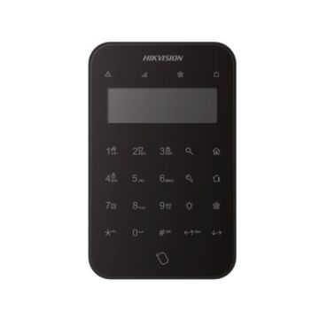 Hikvision DS-PK1-LT-WE/Black Wireless LCD Keypad