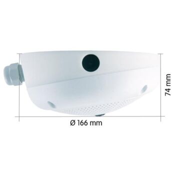 Mobotix 10° On-Wall Set for D25 and Q25 Cameras