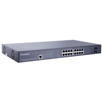Geovision GV-APOE1611 16 Port Gigabit 802.3at Web Management PoE Switch