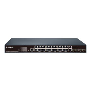 Geovision GV-APOE2412 24-Port Gigabit Web Management PoE Switch