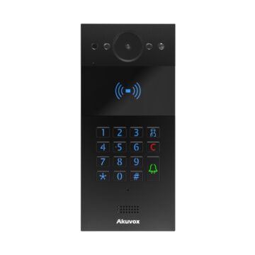 Akuvox R20KS-DRK 2MP Video Door Phone Black (Surface Mounted)