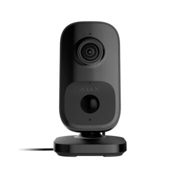 Ajax IndoorCam Black 4MP Indoor Wi-Fi Cube Camera
