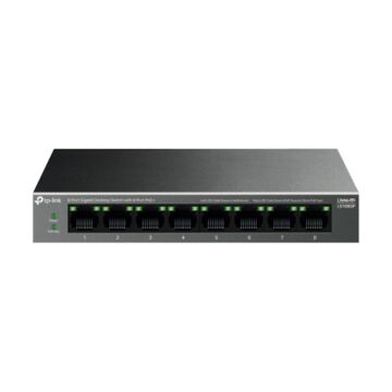 TP-Link LS108GP 8-Port Gigabit Desktop Switch with 8-Port PoE+