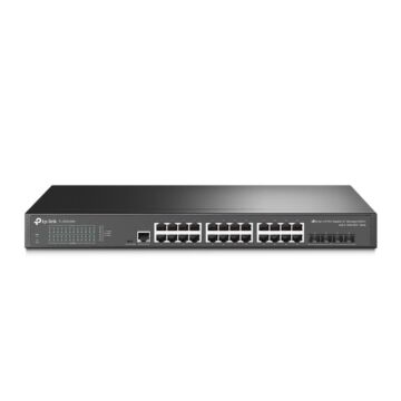 TP-Link TL-SG3428XMP JetStream 24-Port Gigabit and 4-Port 10GE SFP+ L2+ Managed Switch with 24-Port PoE+