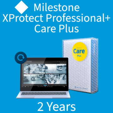 Milestone 2 Years Care Plus XProtect Professional+ Device License
