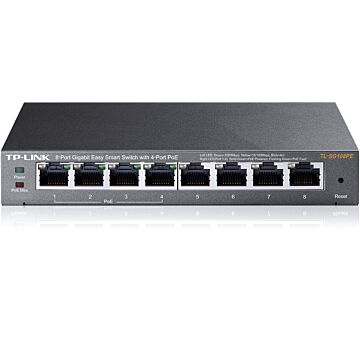 TP-Link TL-SG108PE 8-Port Gigabit Easy Smart Switch with 4-Port PoE
