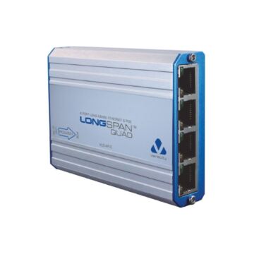 Veracity LONGSPAN Quad VLS-4P-C Long Range Ethernet and PoE Adaptor Veracity LONGSPAN Quad VLS-4P-C Long Range Ethernet and PoE Adaptor