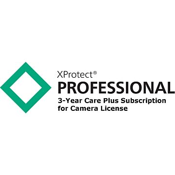 Milestone 3 Year Care Plus for XProtect Professional Camera License Milestone 3 Year Care Plus for XProtect Professional Camera License