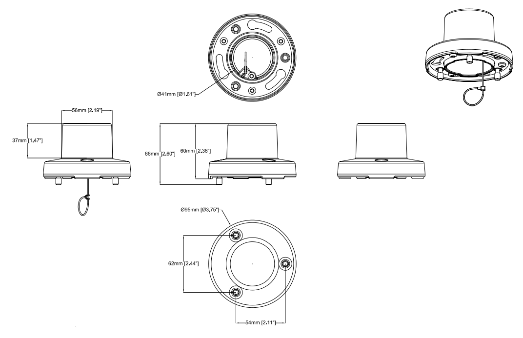 Axis T94A01D Dimensions