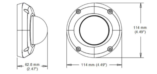 GV-EDR2700 dimensions