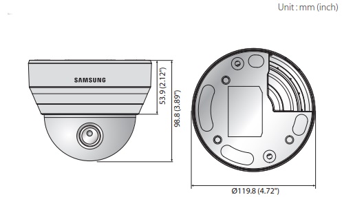 QND-7080R dimensions