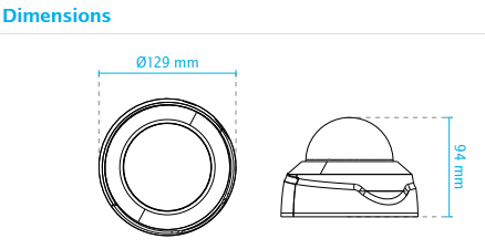 FD8177-H Dimensions