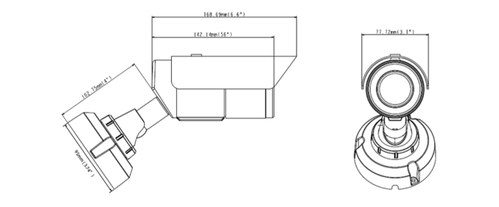 GV-EBL2111 dimensions