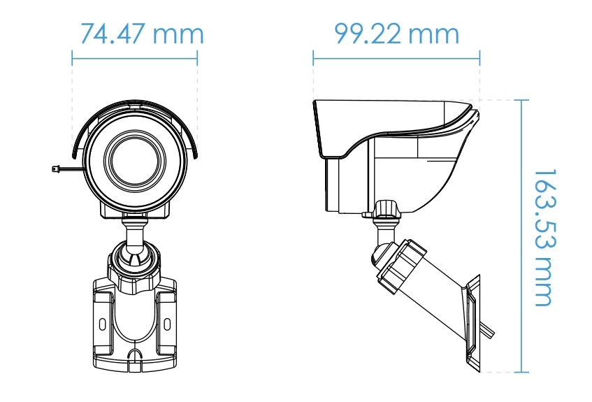 IB8360 dimensions