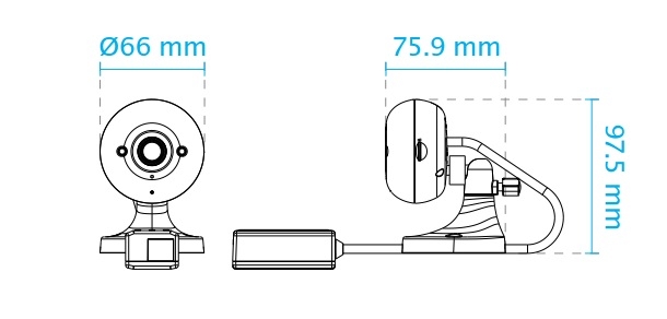 IP8160 dimensions