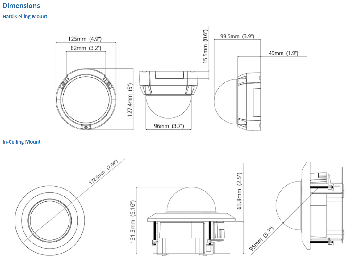 GV-FD8700-FR Dimensions